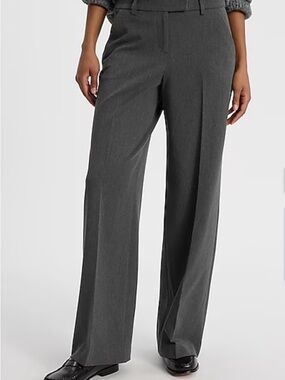 Express Editor Women’s Dress Pants Size 2 Brown Taupe Straight Leg Work Office